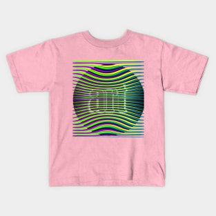 kinetic art neon Kids T-Shirt